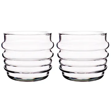 Sukat Makkaralla tumbler 2-pack - clear 2-pack - Marimekko