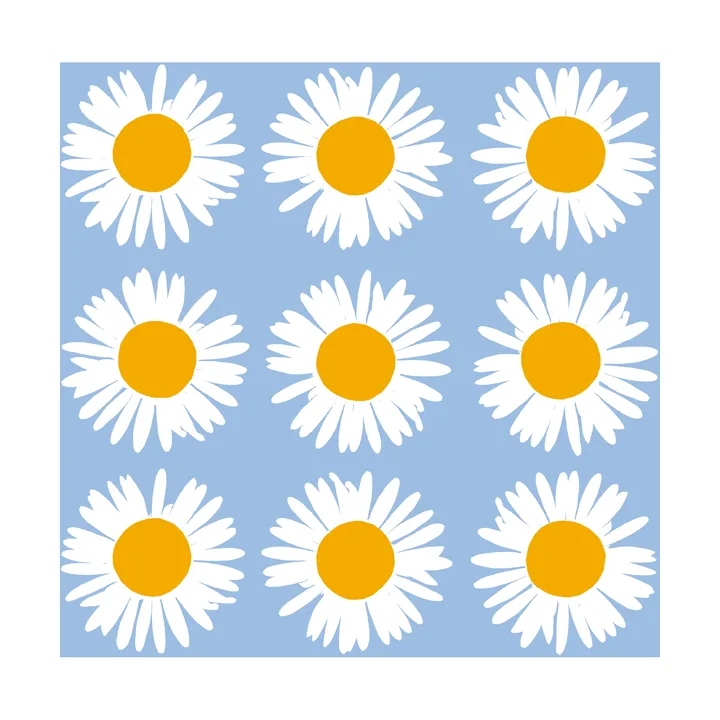 Sunflower napkin 33x33 cm 20-pack - Blue - Marimekko