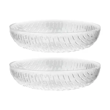Syksy bowl glass 2.5 dl 2-pack - Clear - Marimekko