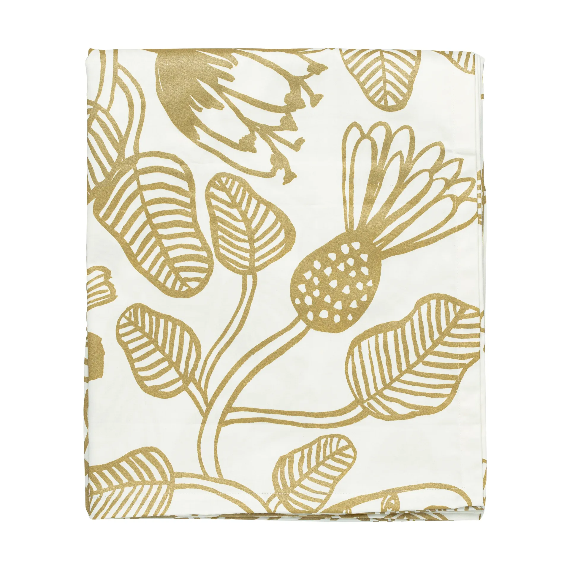 Tiara tablecloth 135x250 cm, White-gold Marimekko