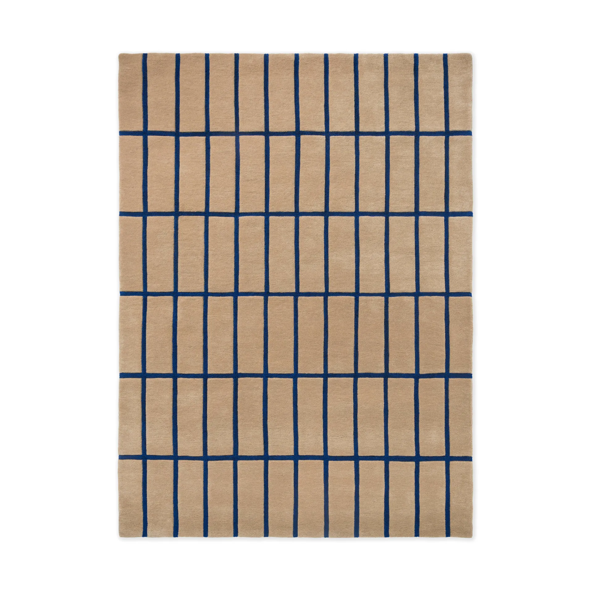 Tiiliskivi wool rug, Bright blue, 200x280 cm Marimekko
