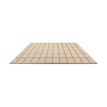 Tiiliskivi wool rug - Bronze yellow, 250x350 cm - Marimekko