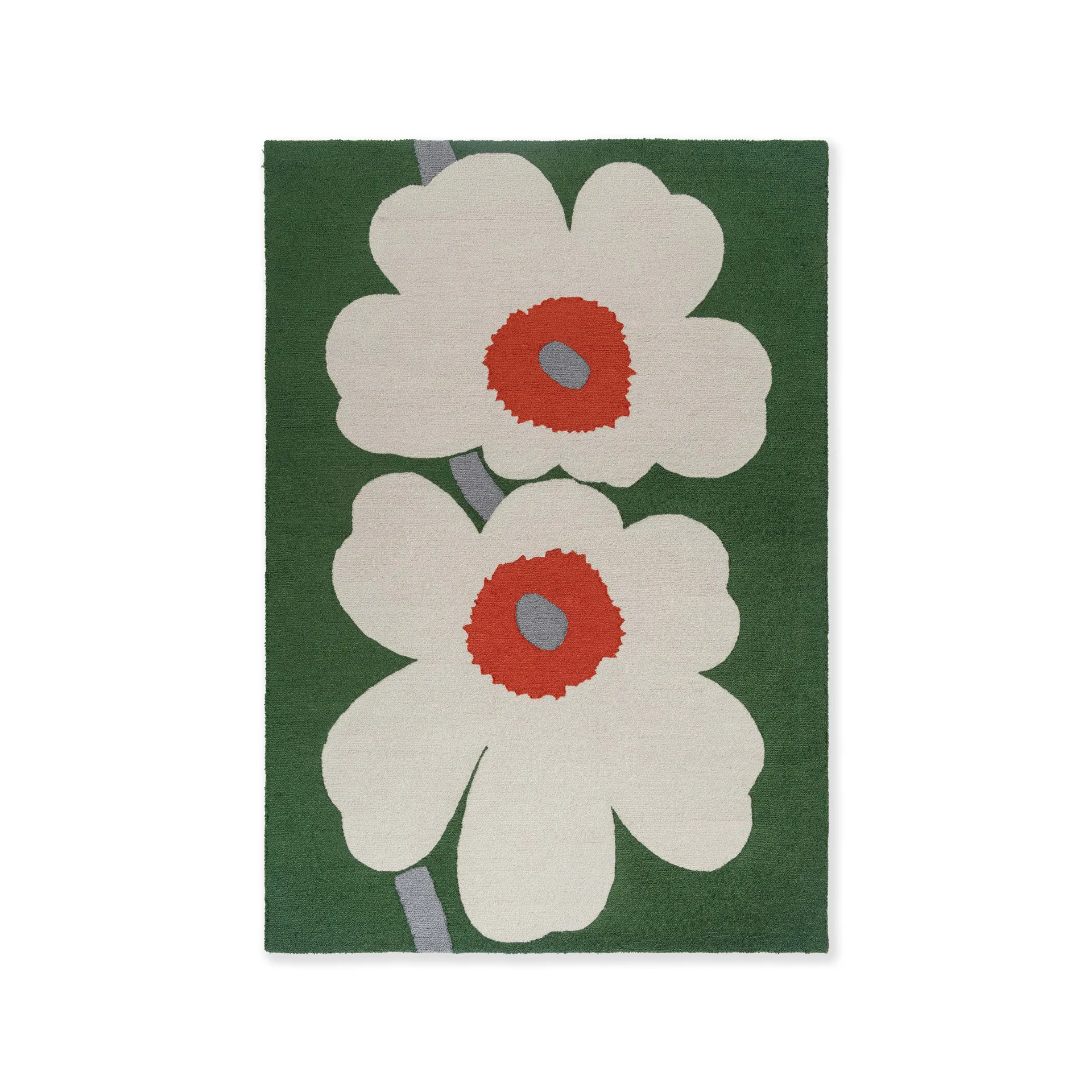 Unikko 60th Anniversary tufted plastic rug, 140x200 cm Marimekko