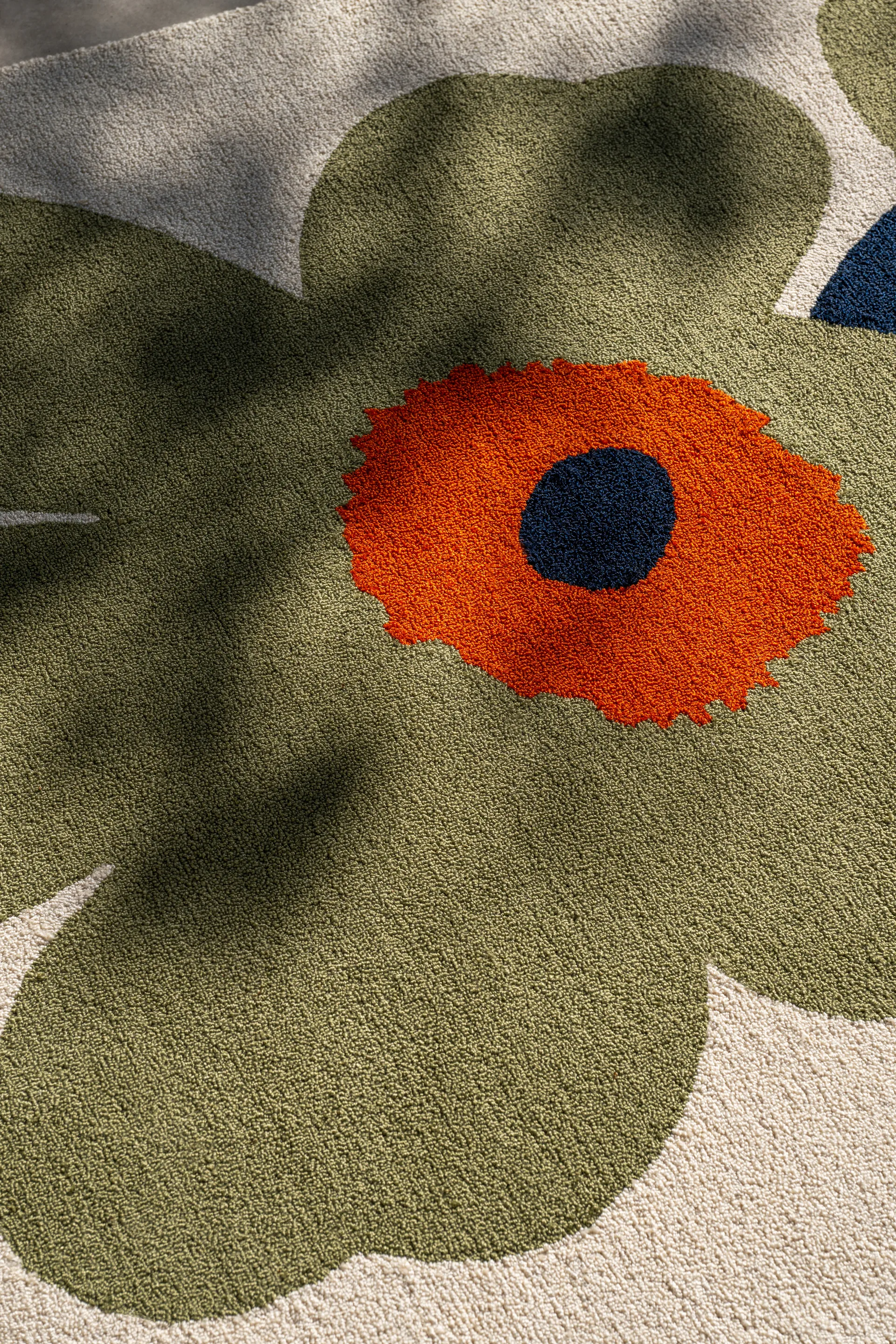 Unikko anniversary outdoor rug, Dusty green, 250x350 cm Marimekko