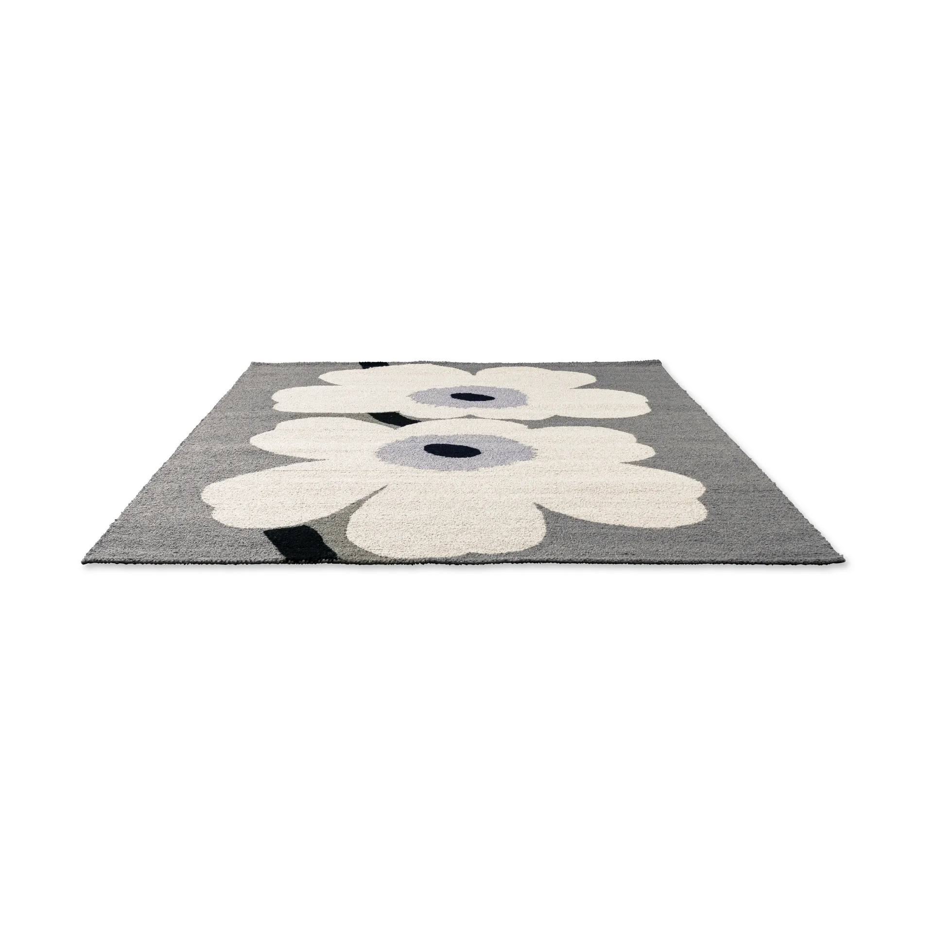 Unikko anniversary outdoor rug, Grey, 160x230 cm Marimekko