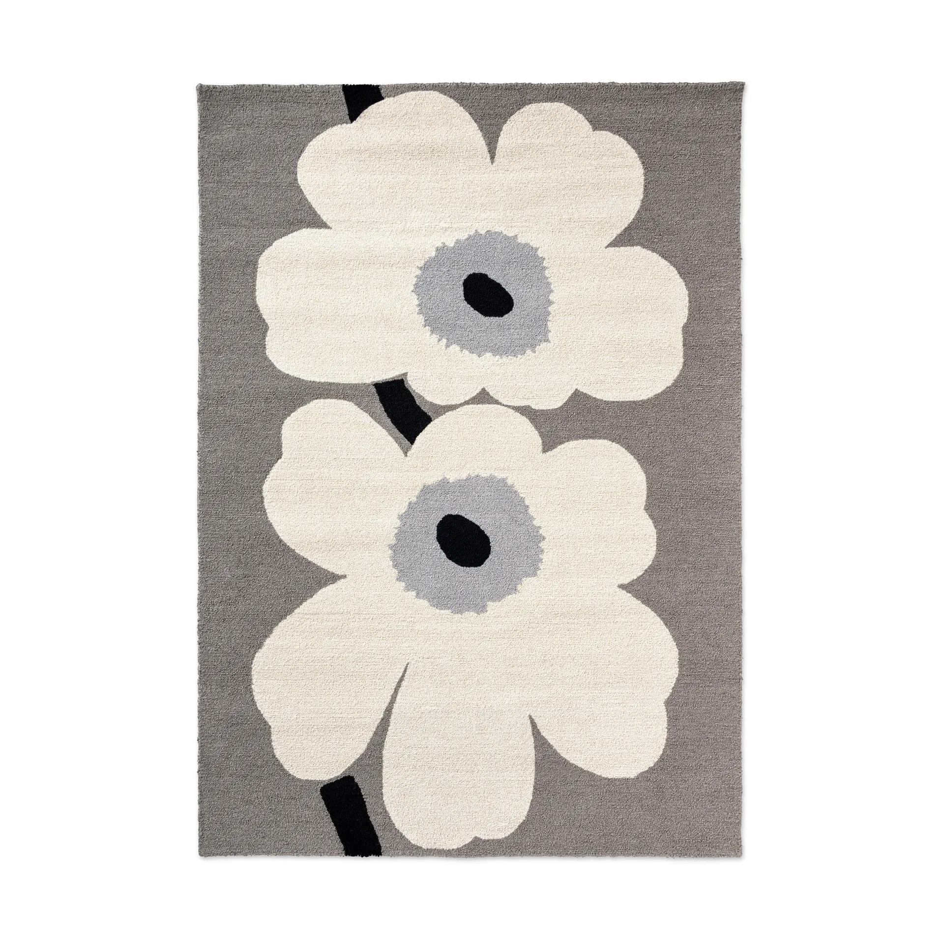 Unikko anniversary outdoor rug, Grey, 250x350 cm Marimekko