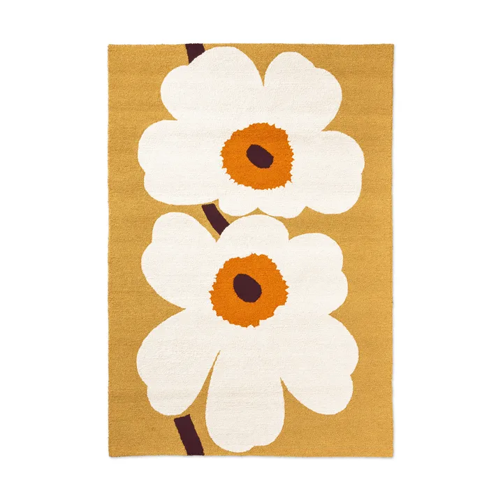 Unikko anniversary outdoor rug - Honey, 200x280 cm - Marimekko