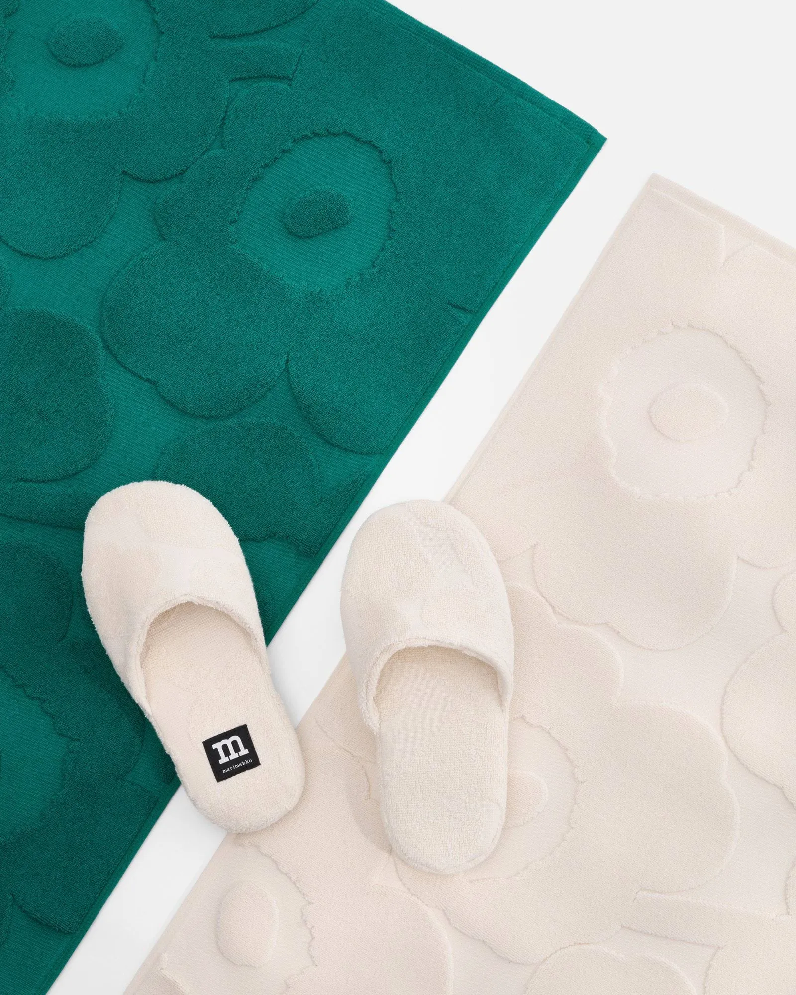 Unikko bath mat, Emerald Marimekko