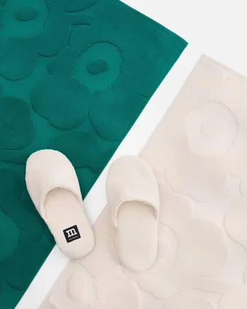 Unikko bath mat - Emerald - Marimekko