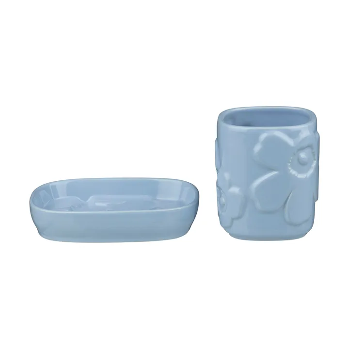 Unikko bathroom set 2 pieces - Blue - Marimekko