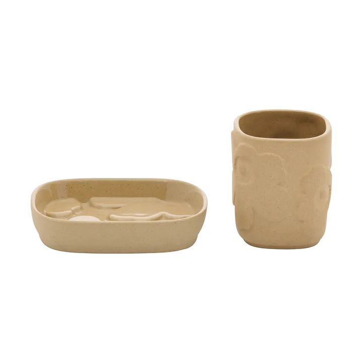 Unikko bathroom set 2 pieces - Sandstone - Marimekko