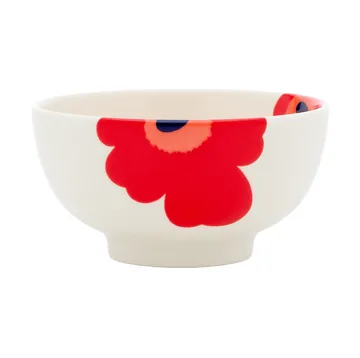 Unikko bowl 3 dl - White-red-blue - Marimekko