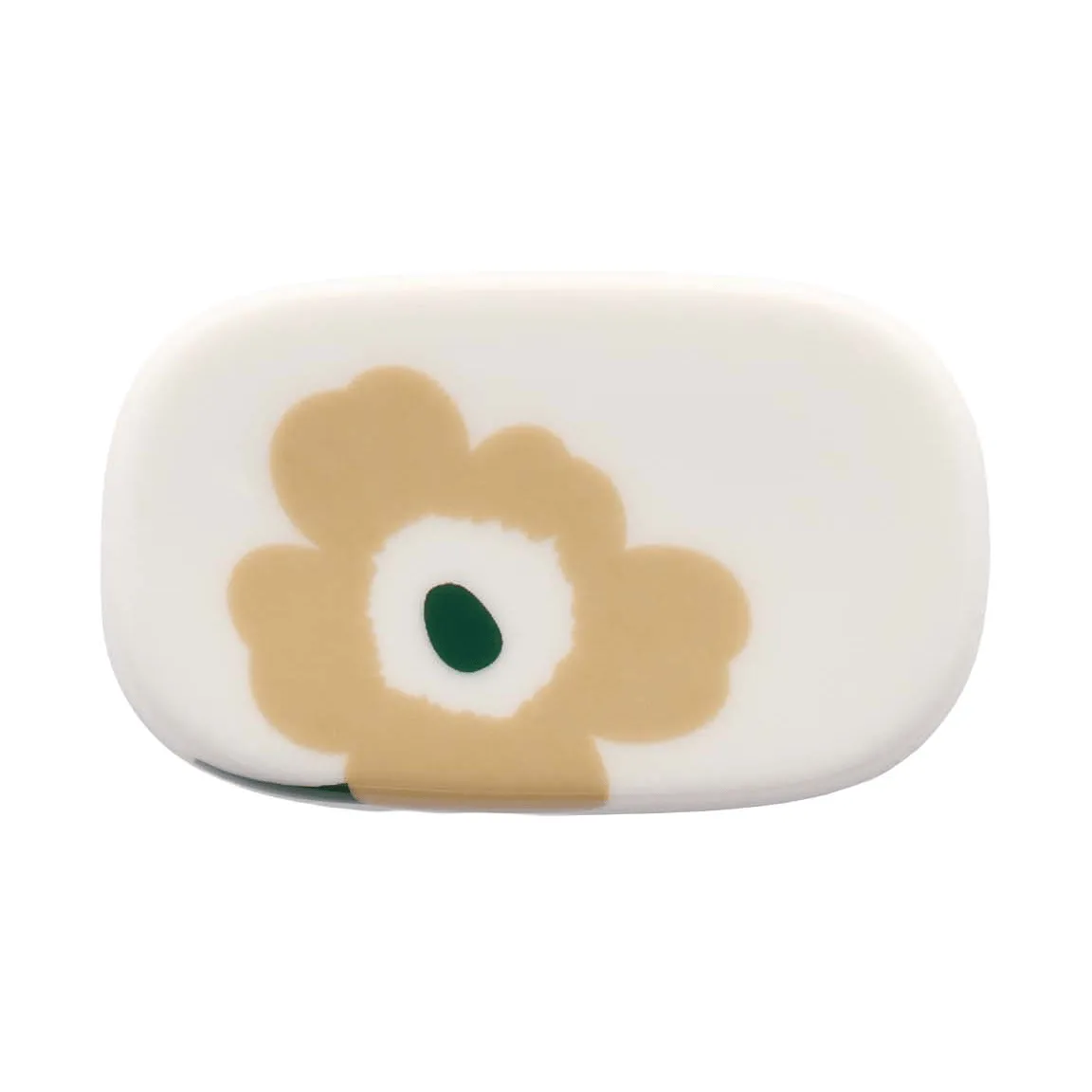 Unikko chopstick holder, White-light sand-beige-dark green Marimekko