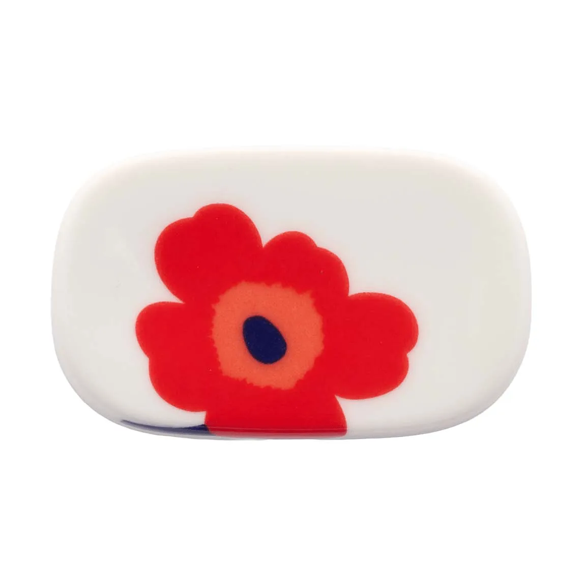 Unikko chopstick holder, White-red-blue Marimekko
