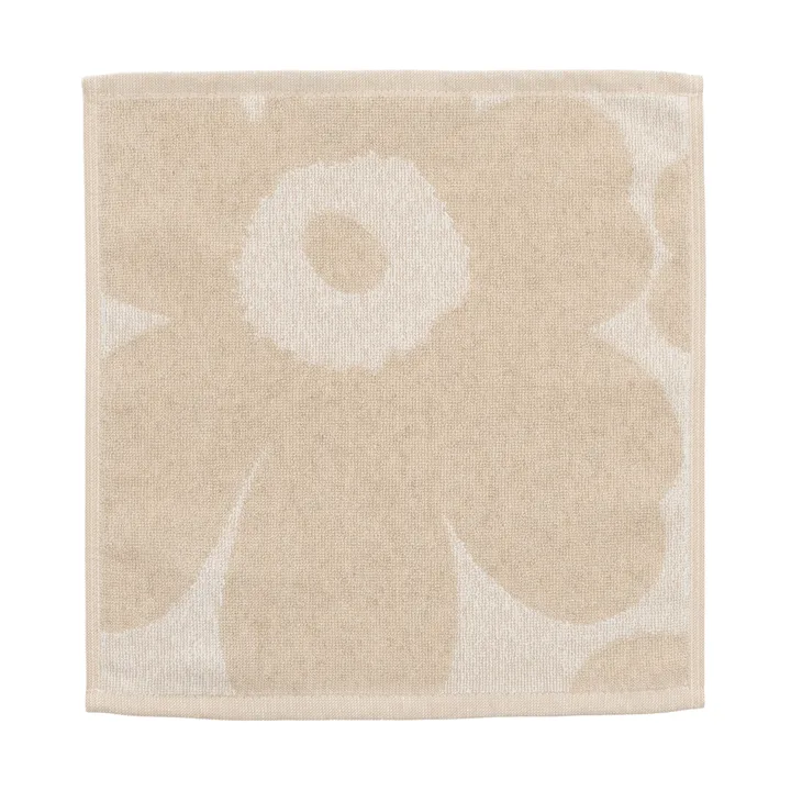 Unikko mini towel 30x30 cm - Off white-linen - Marimekko