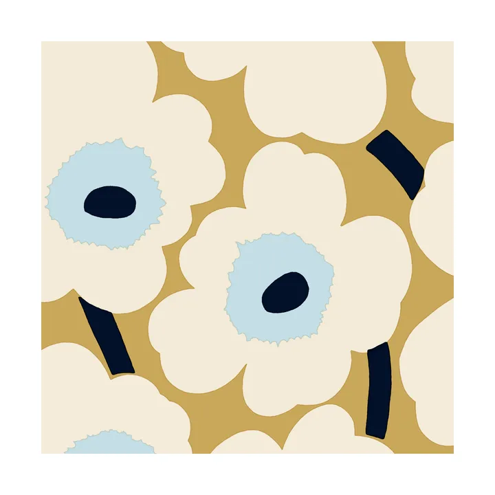 Unikko napkins 33x33 cm 20-pack - Beige-Blue - Marimekko
