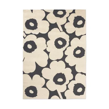 Unikko outdoor rug - Charcoal-white, 200x280 cm - Marimekko