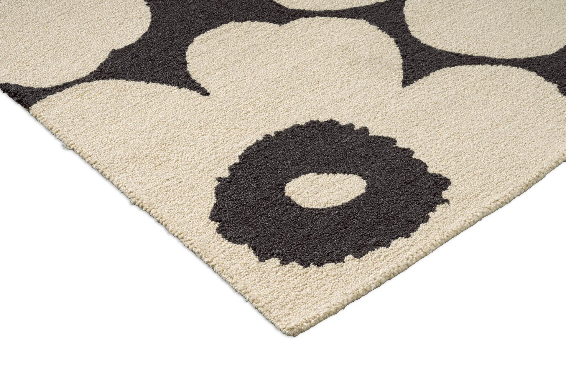 Unikko outdoor rug, Charcoal-white, 250x350 cm Marimekko