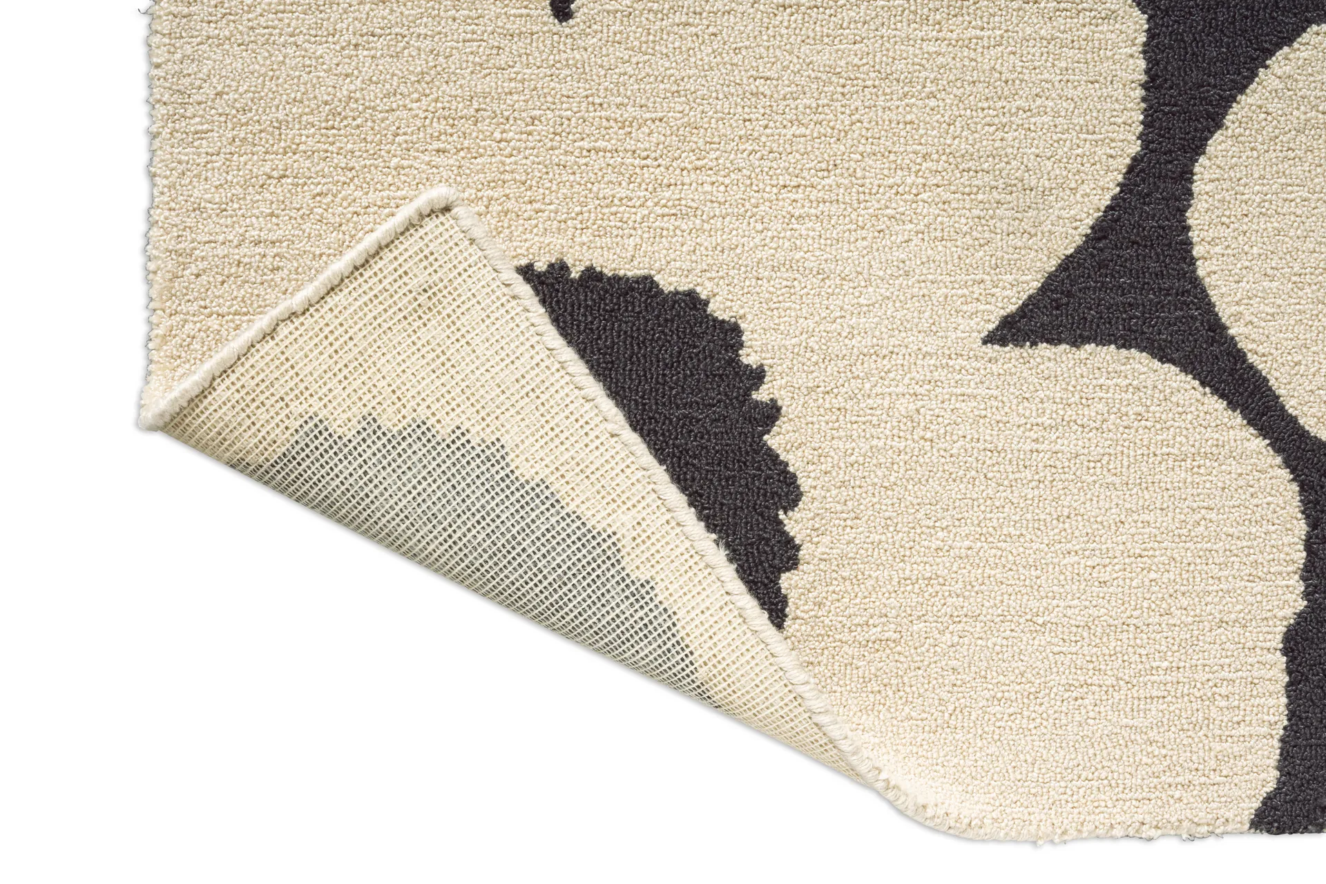 Unikko outdoor rug, Charcoal-white, 250x350 cm Marimekko