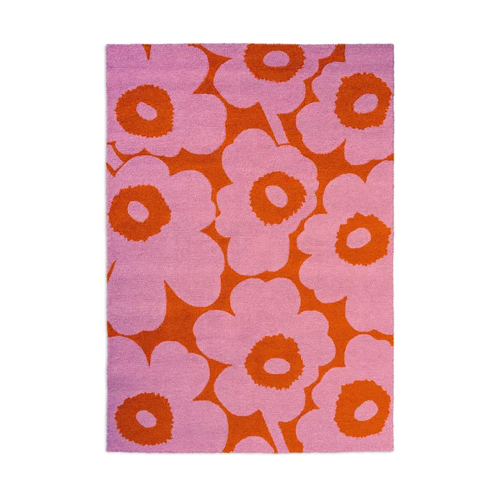 Unikko outdoor rug - Pink-orange, 140x200 cm - Marimekko