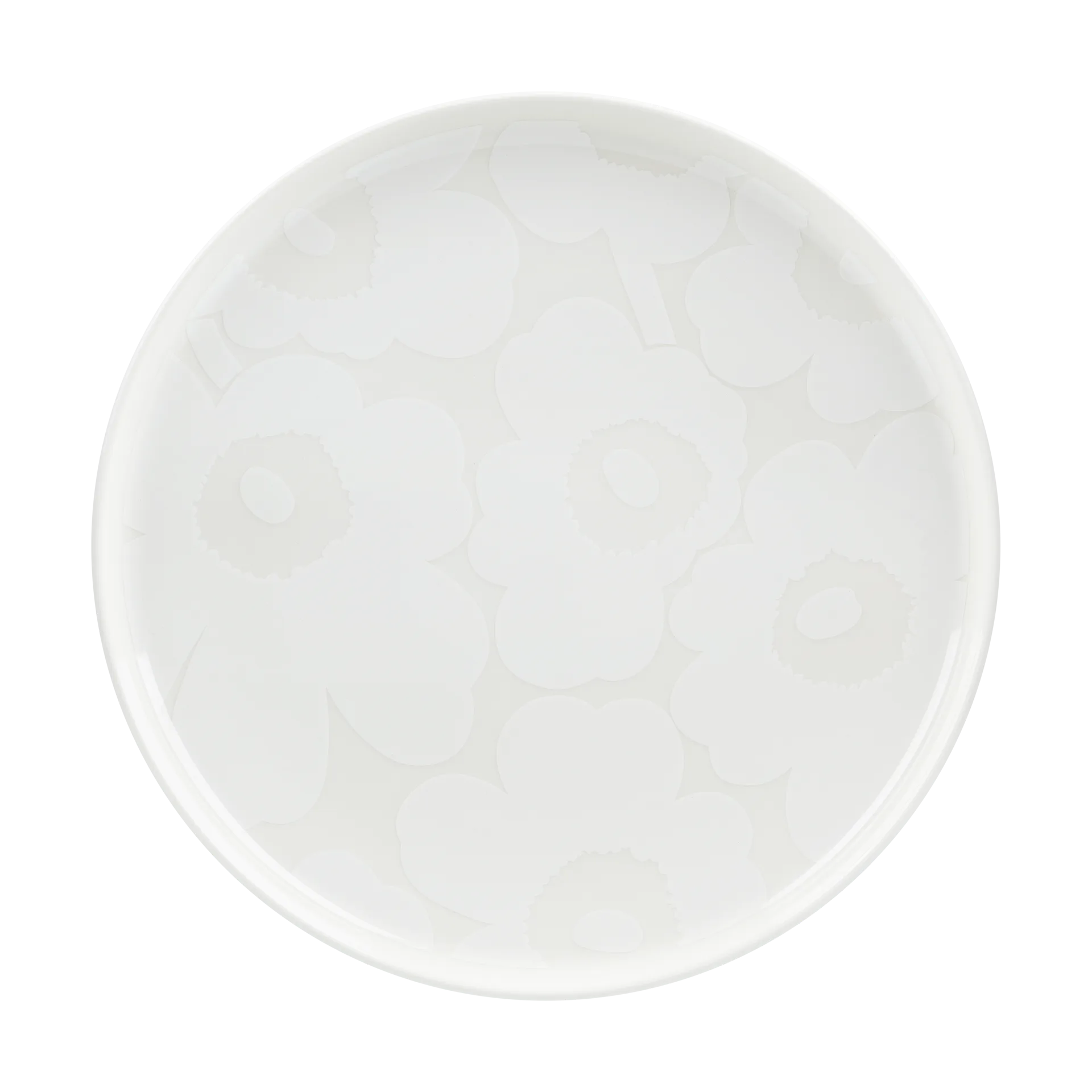Unikko plate Ø25 cm, White Marimekko