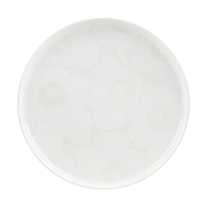Unikko plate Ø25 cm - White - Marimekko
