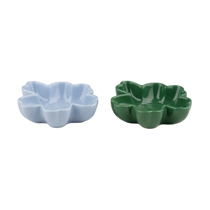 Unikko Shape bowl Ø11 cm 2 pieces - Light blue-green - Marimekko