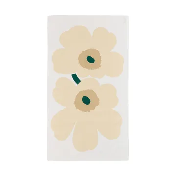 Unikko tablecloth - White-hay-sand-emerald - Marimekko