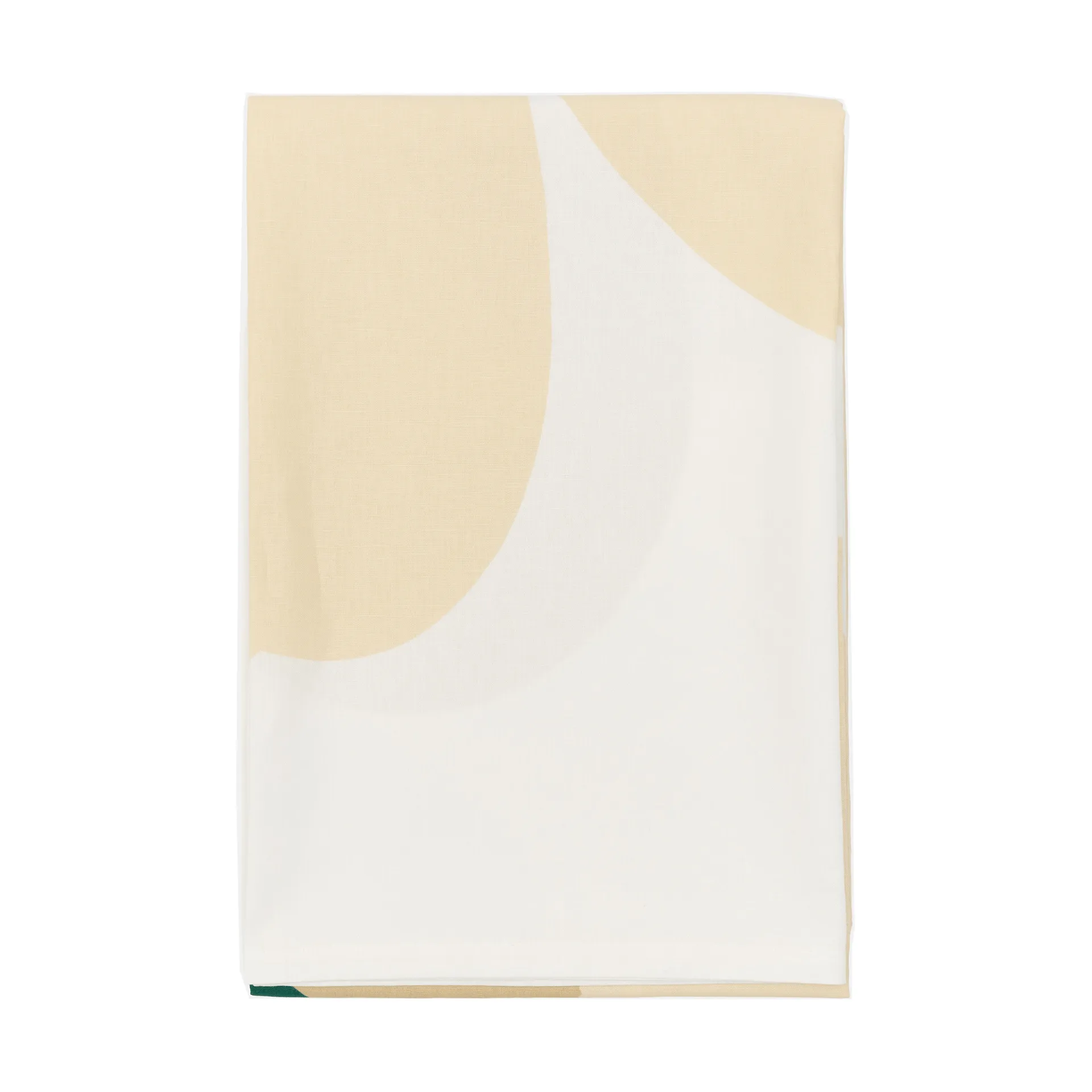 Unikko tablecloth, White-hay-sand-emerald Marimekko