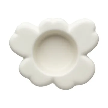 Unikko tealight holder 3x10 cm - Matte white - Marimekko