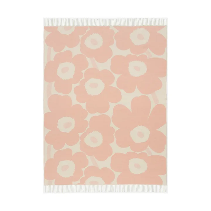Unikko throw 130x180 cm - Pink - Marimekko