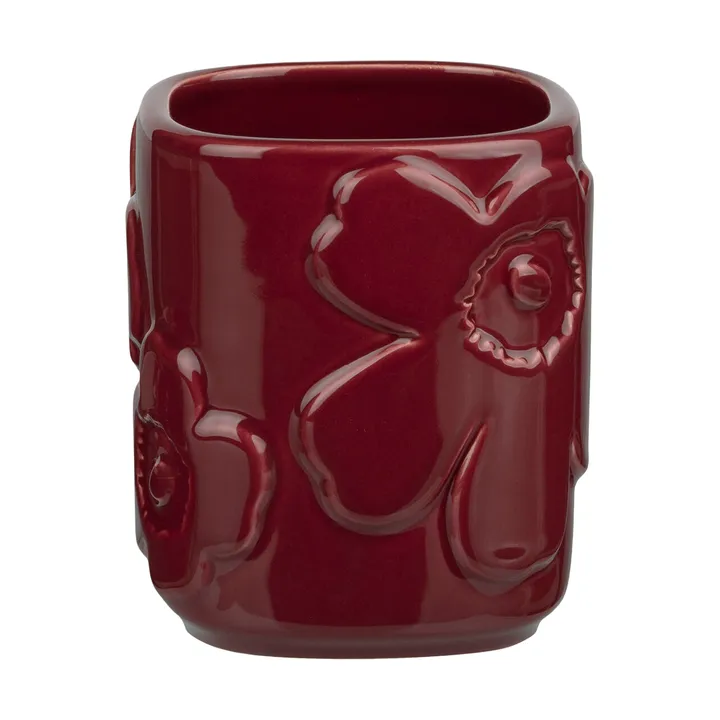 Unikko toothbrush holder - Burgundy - Marimekko