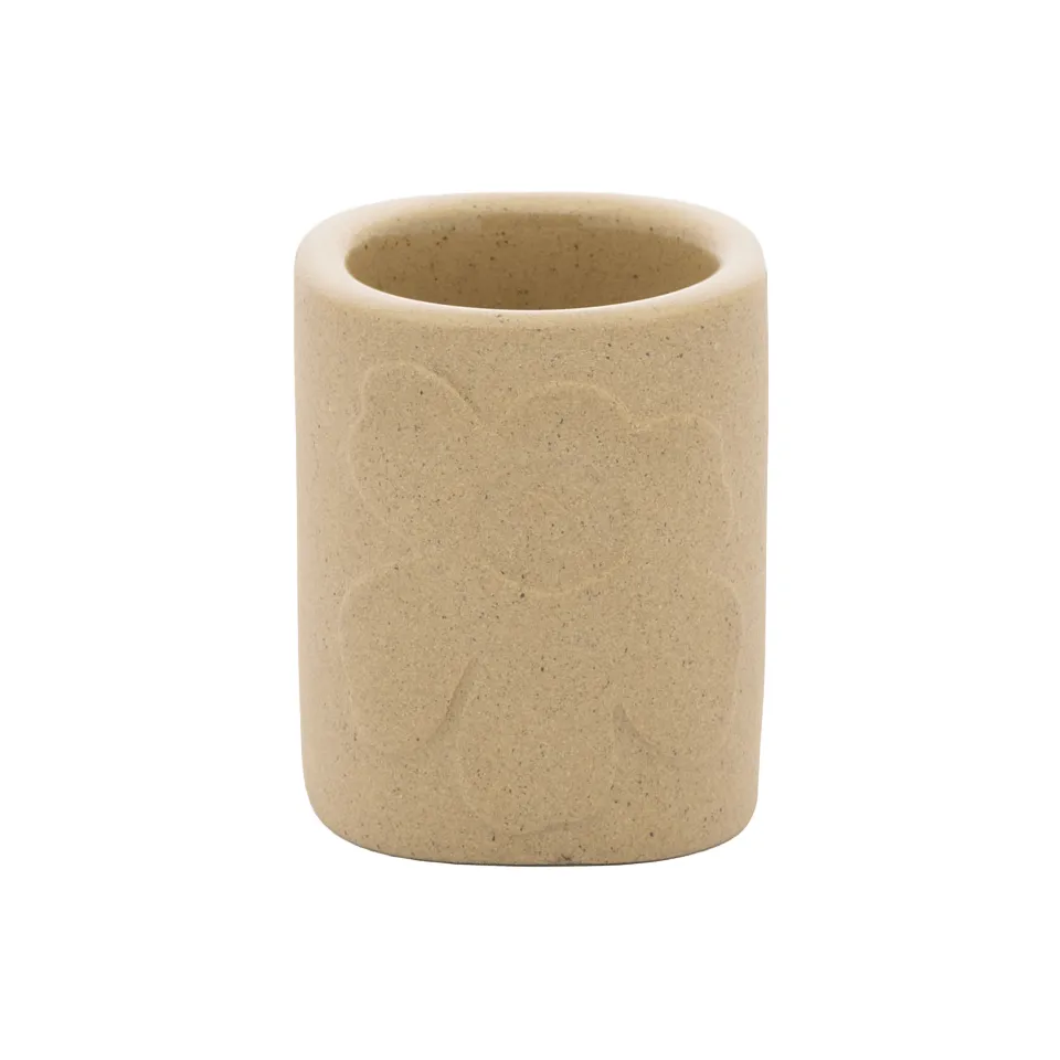 Unikko toothbrush holder, Sandstone Marimekko