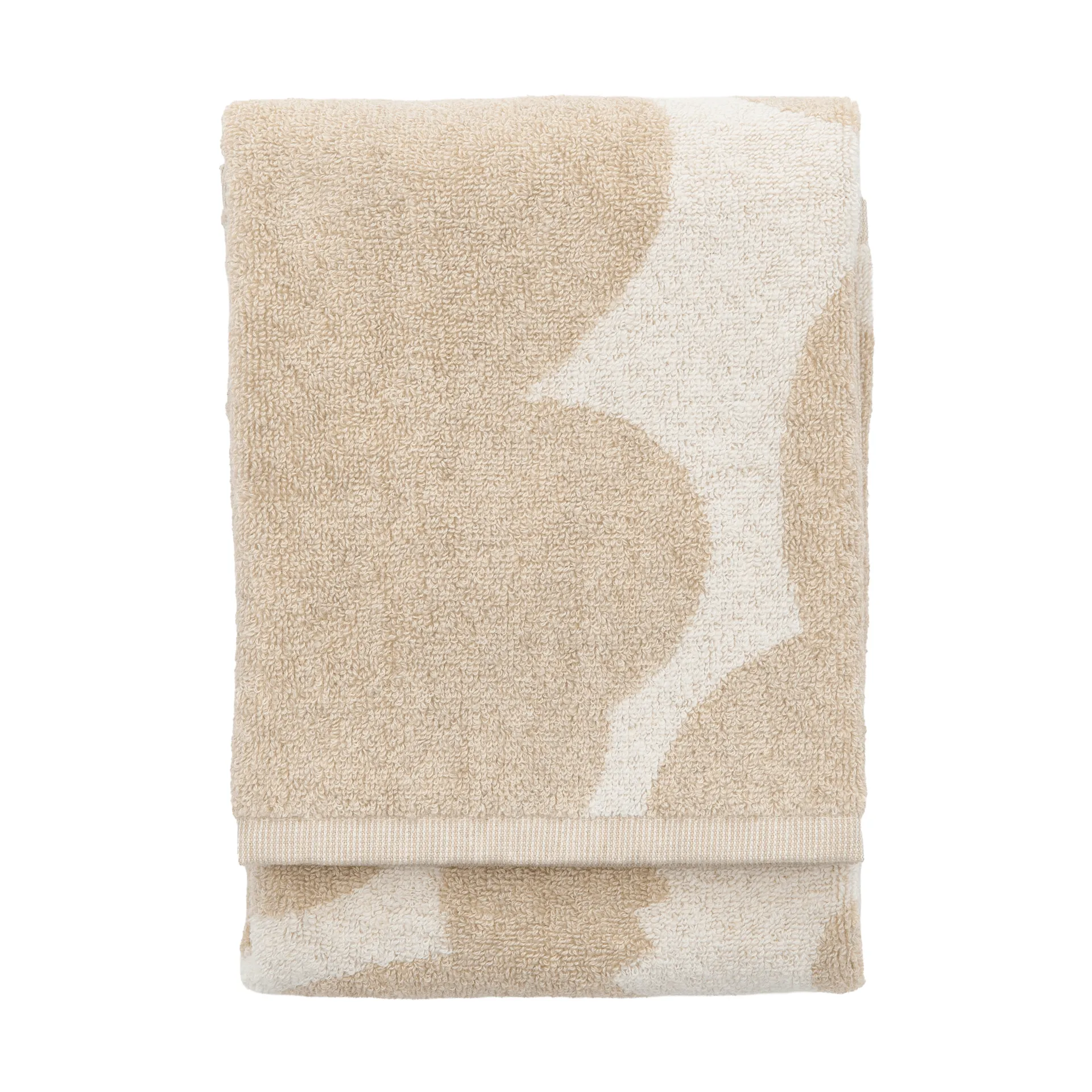 Unikko towel 50x70 cm, Off white-linen Marimekko