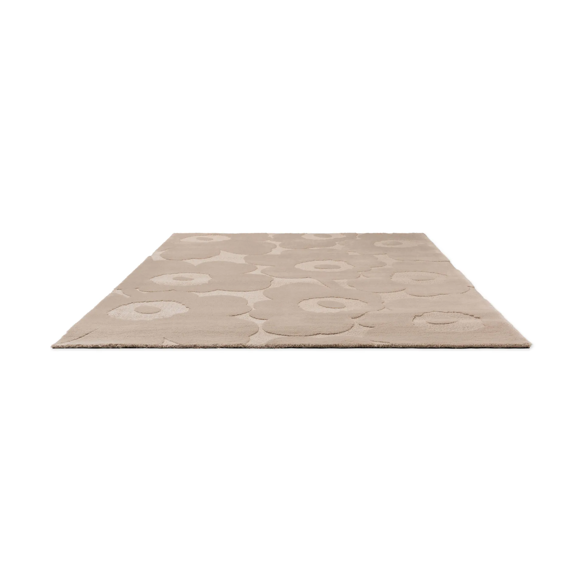 Unikko wool rug, Light beige, 140x200 cm Marimekko