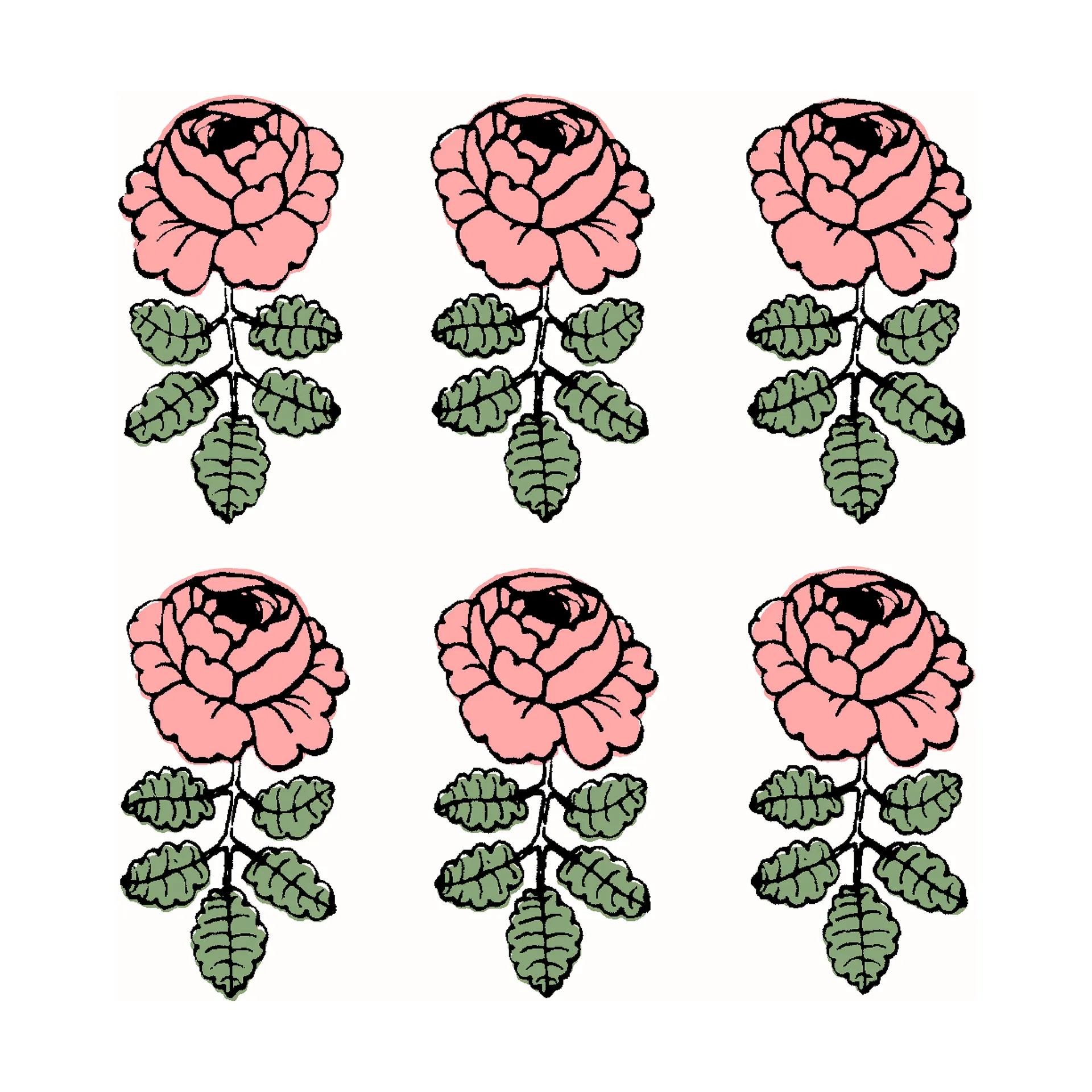 Vihkiruusu napkin 33x33 cm 20-pack, Rose Marimekko