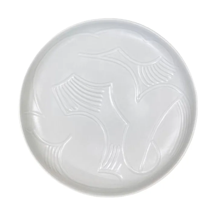Vildmo plate Ø32 cm, Terra-white Marimekko