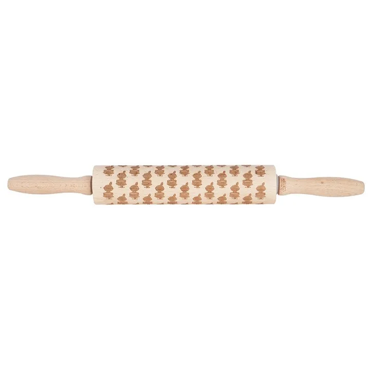 I bake Pastel rolling pin - White-pink - Martinex