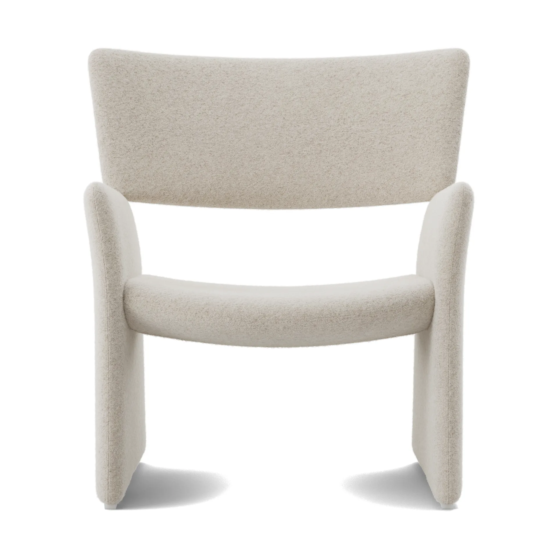 Crown Easy Chair, Spiral 21 Chalk Massproductions