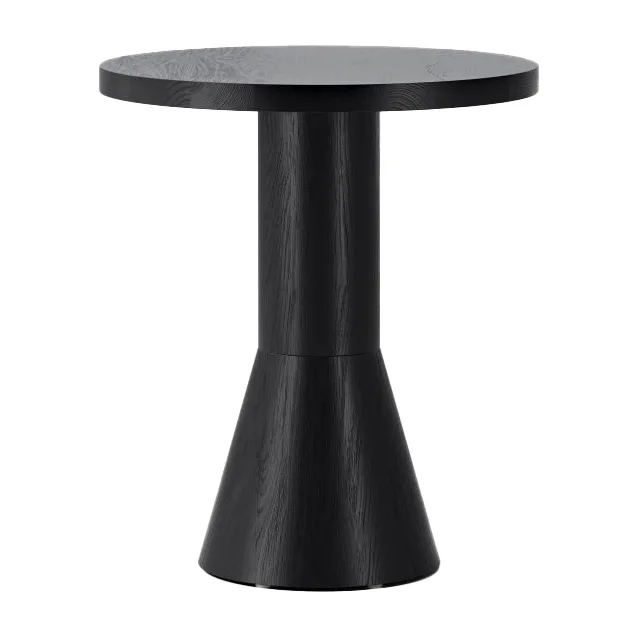 Draft table 50 cm - Black stained ash - Massproductions