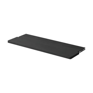 Gridlock Deep Shelf W800 shelf - Black stained Ash - Massproductions