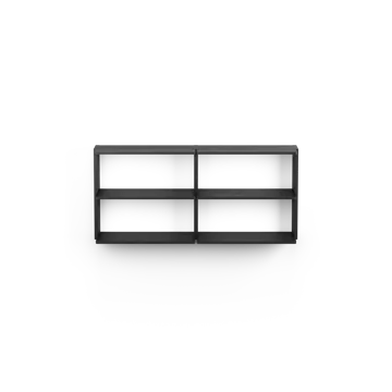 Gridlock - S2-A6-0 shelf - Black stained Ash - Massproductions
