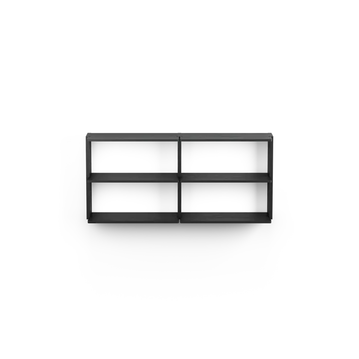Gridlock - S2-A6-0 shelf - Black stained Ash - Massproductions