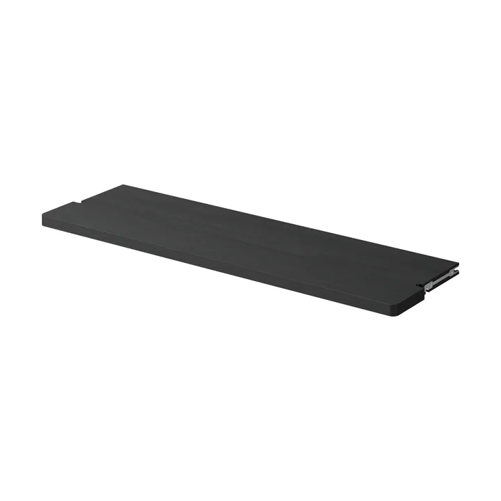 Gridlock Shelf W800 shelf - Black stained Ash - Massproductions