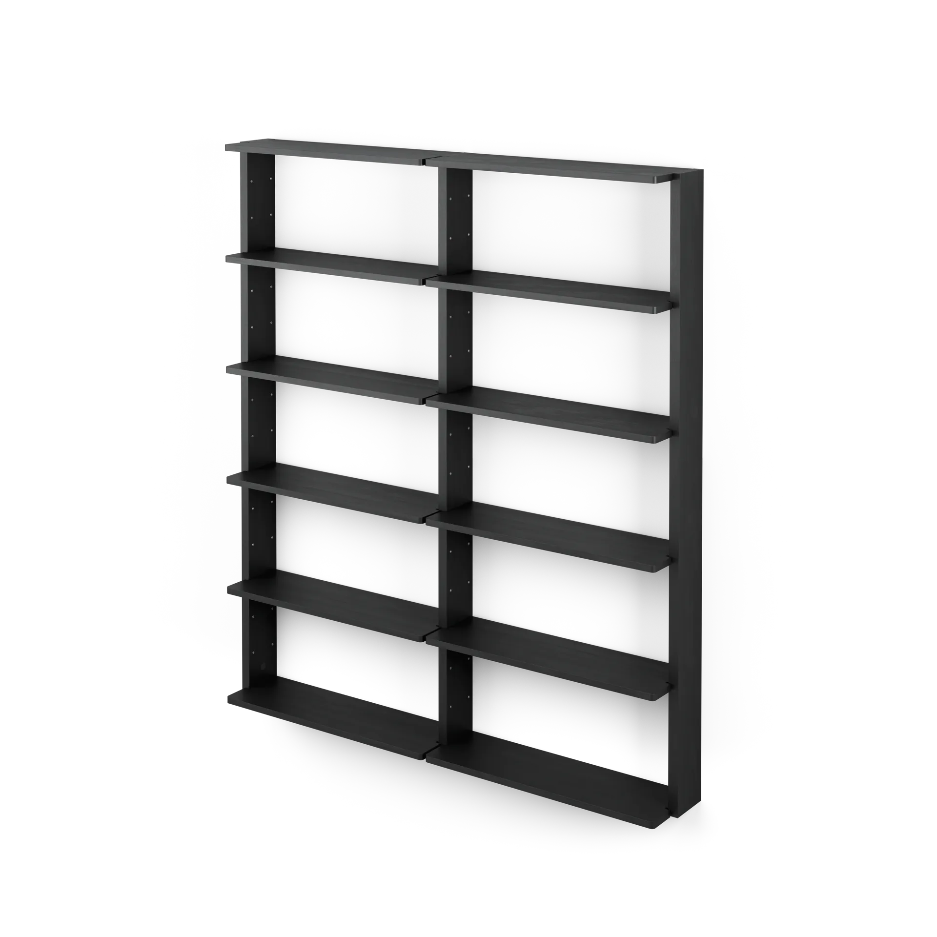 Gridlock - T2-A12-0 shelf, Black stained Ash Massproductions