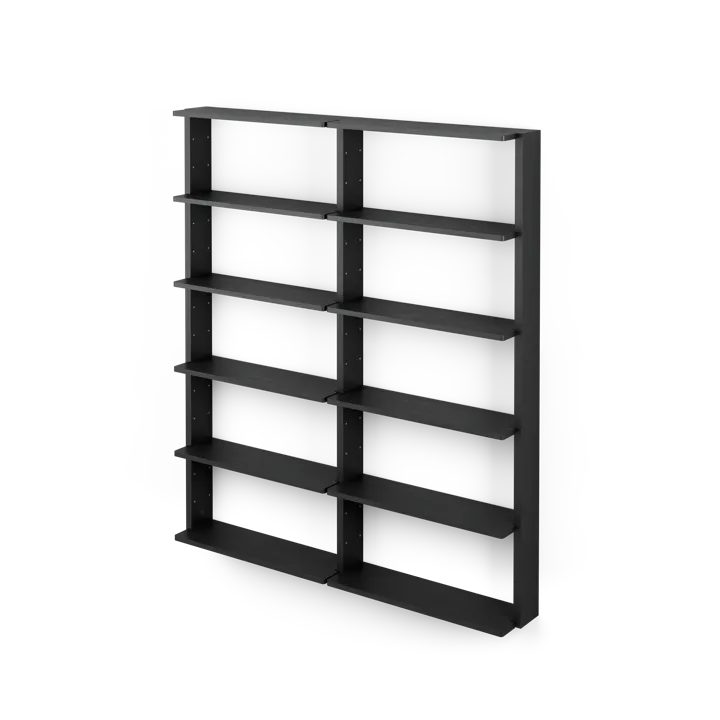 Gridlock - T2-A12-0 shelf - Black stained Ash - Massproductions