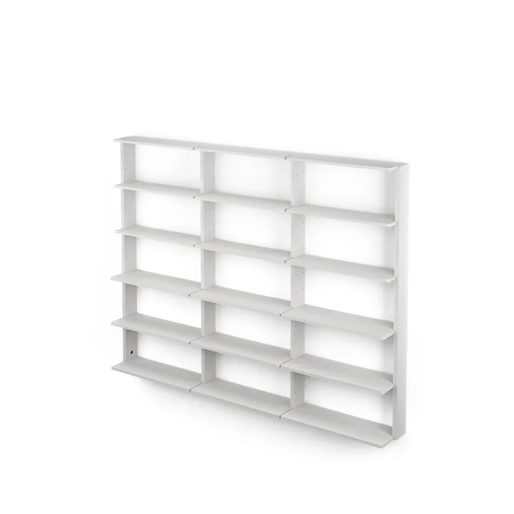 Gridlock - T3-A9-A9 shelf - White stained Ash - Massproductions