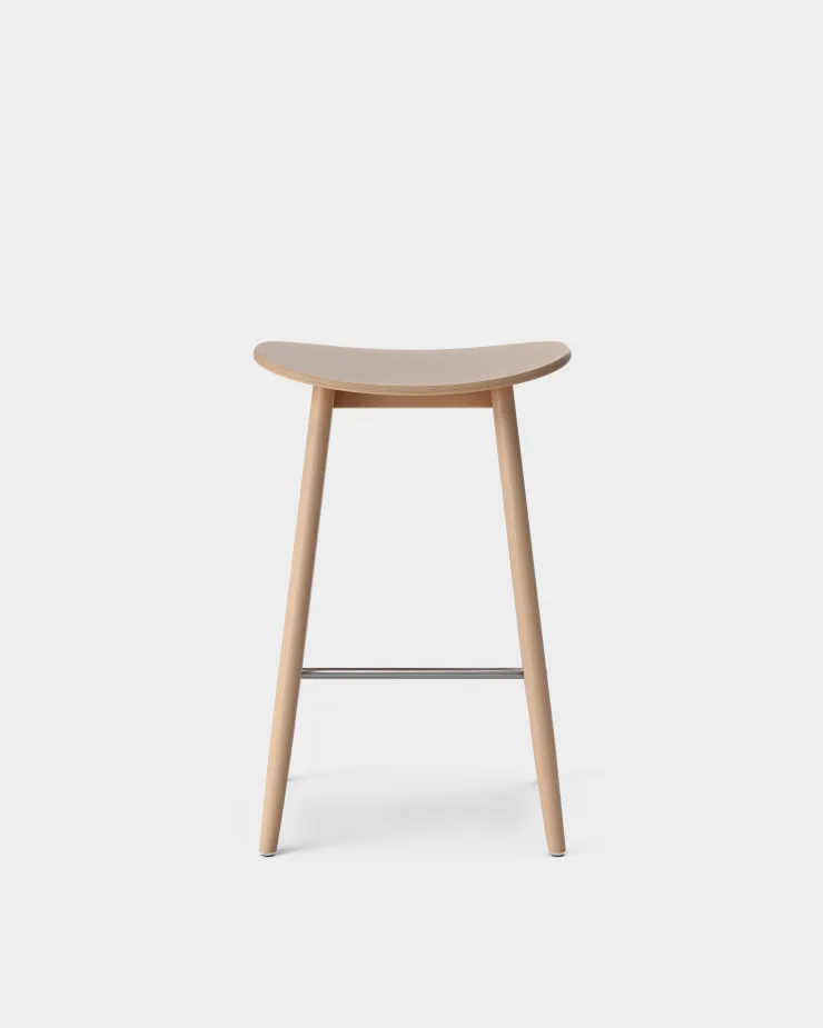 Icha barstool 65 cm, Beech Massproductions