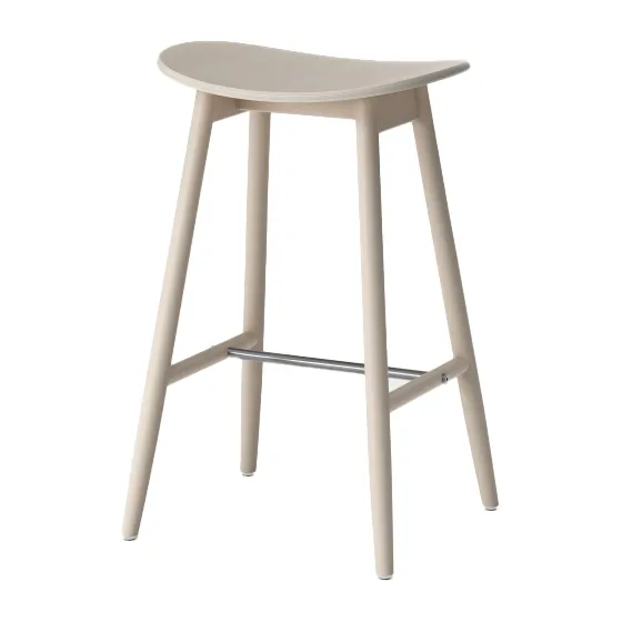 Icha barstool 65 cm, White-oiled oak Massproductions
