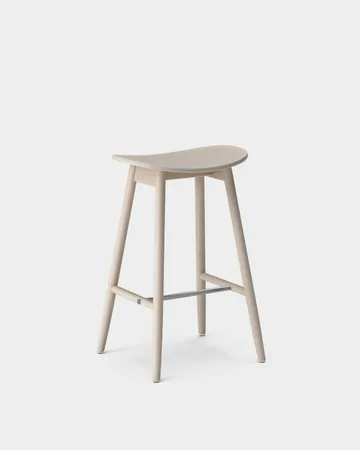 Icha barstool 65 cm - White-oiled oak - Massproductions